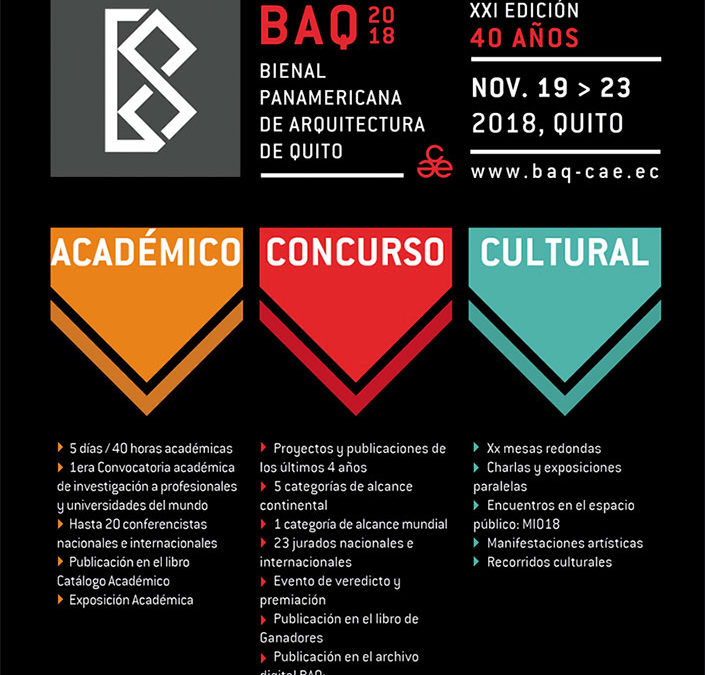 COMENZÓ LA CUENTA REGRESIVA PARA XXI BAQ2018